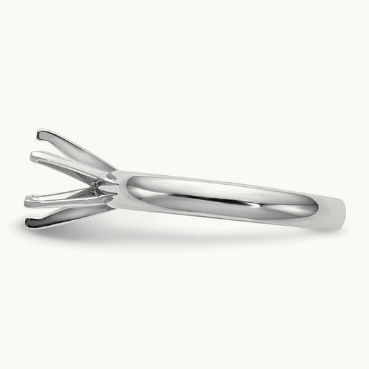 1.25ct. Medium-Weight Comfort-Fit 6-Prong Mounting, 14K White Gold