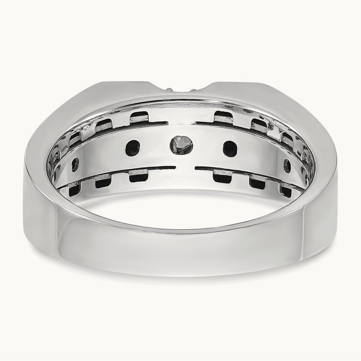 IBGoodman Men's Diamond Complete Ring, 14K Two-tone