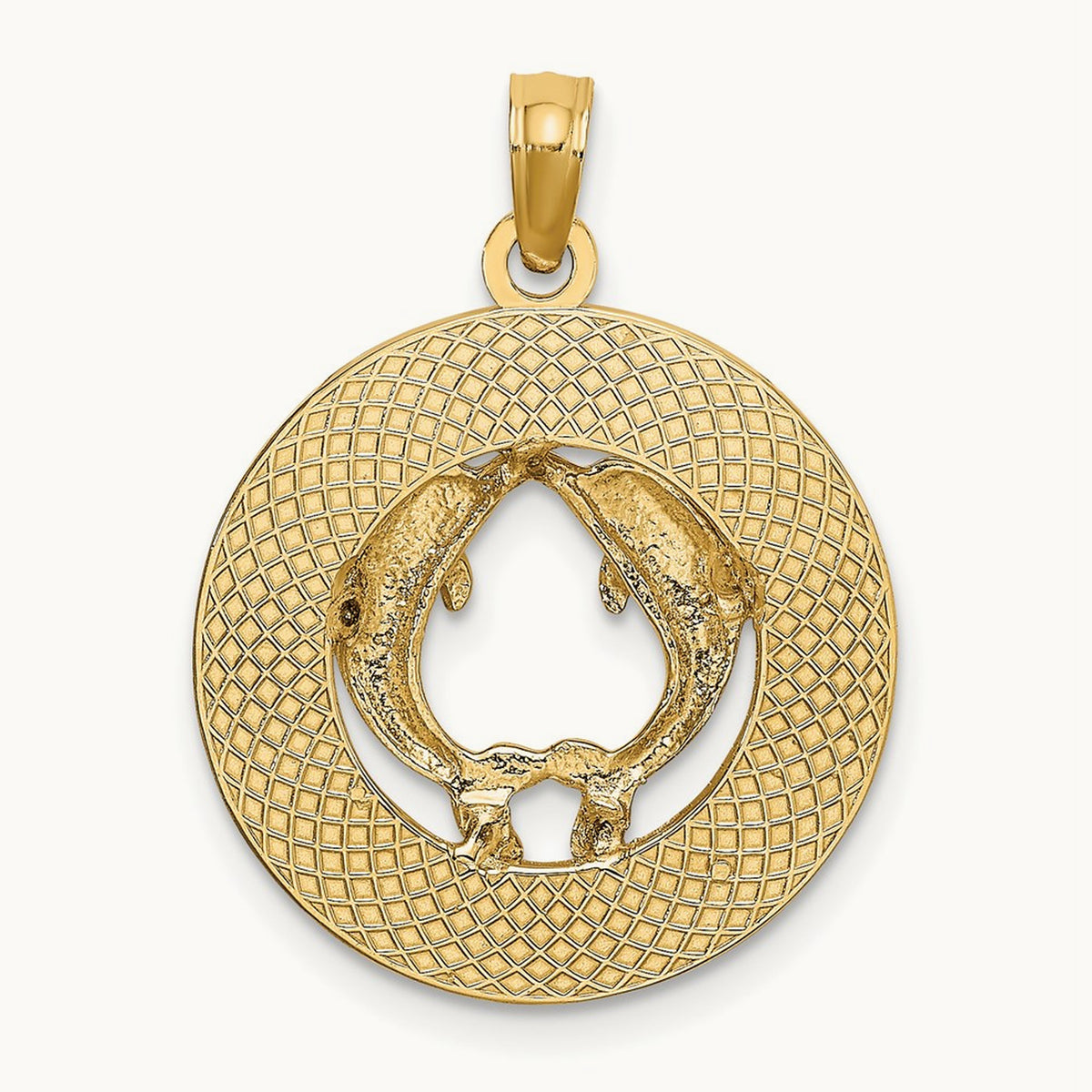 BAHAMAS Dolphin Charm, 14K