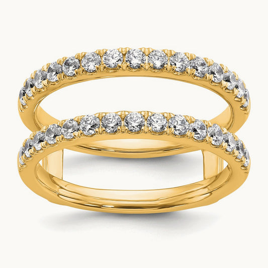 Ring Guard, 0.75 ct tw Lab-Grown Diamond — 14K Yellow Gold