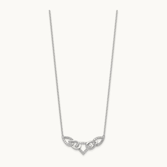 Fashion Teardrop Necklace, 0.50 ct tw Lab-Grown Diamond
