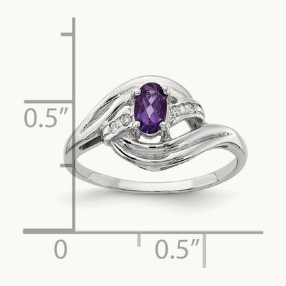 Amethyst Diamond ring — photo set