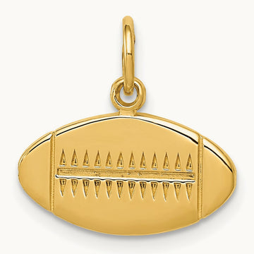 Football Charm, 14K