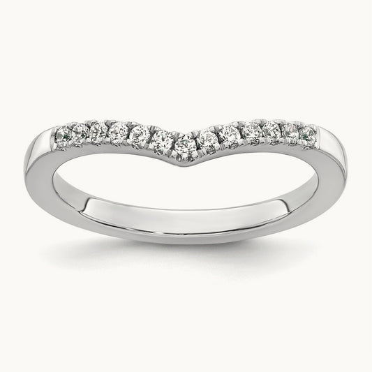 Diamond Band, 14K White Gold