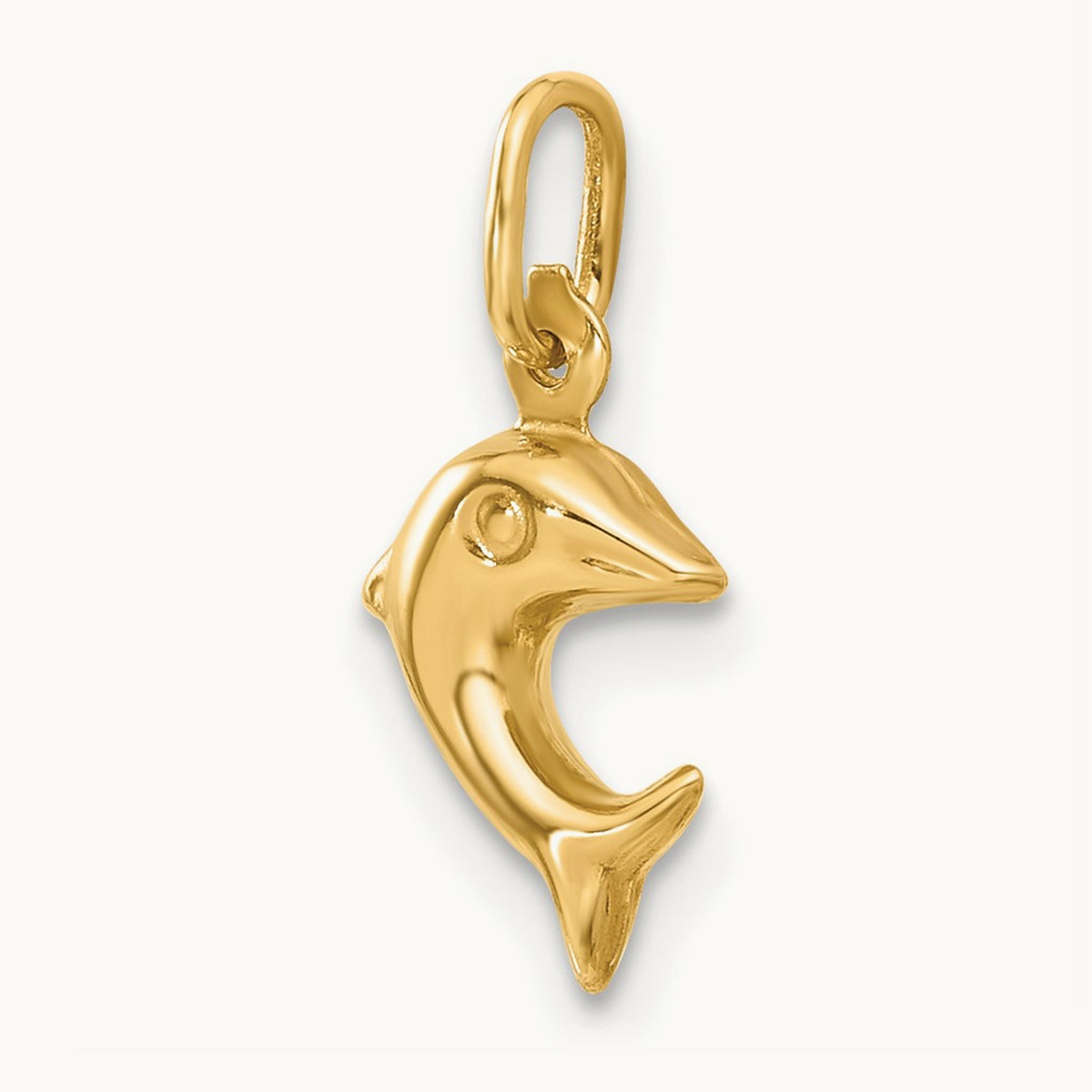 Dolphin Charm, 14K