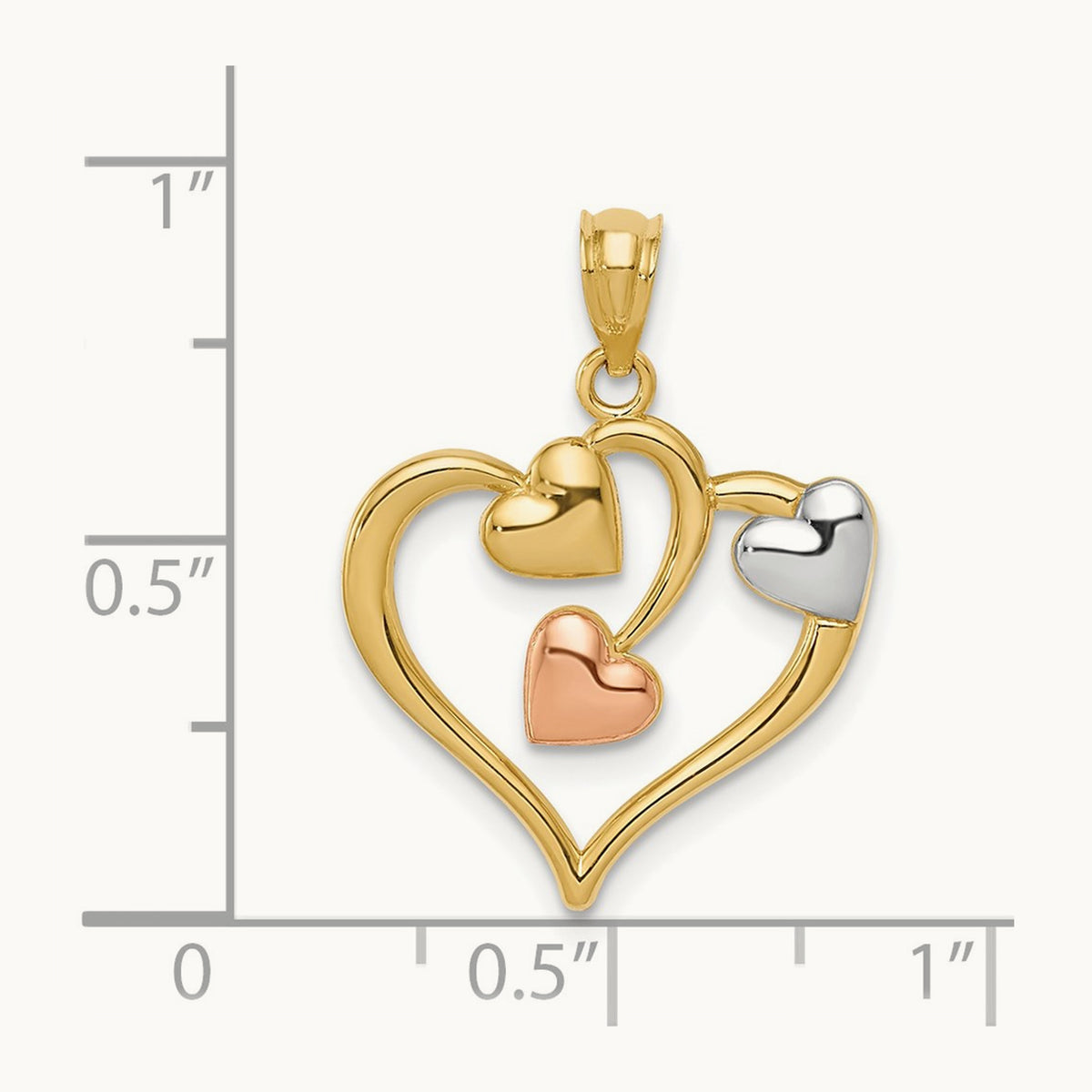 and Polished Hearts Pendant — photo set