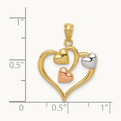 and Polished Hearts Pendant — photo set