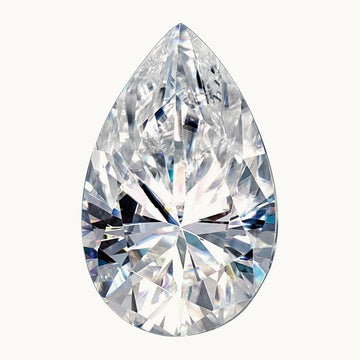7x5mm Pear Pure Light D-E-F Moissanite