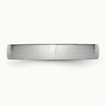 Cobalt Satin Half Round Band — 4mm