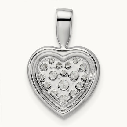 Framed Heart Pendant, 0.50 ct tw Lab-Grown Diamond