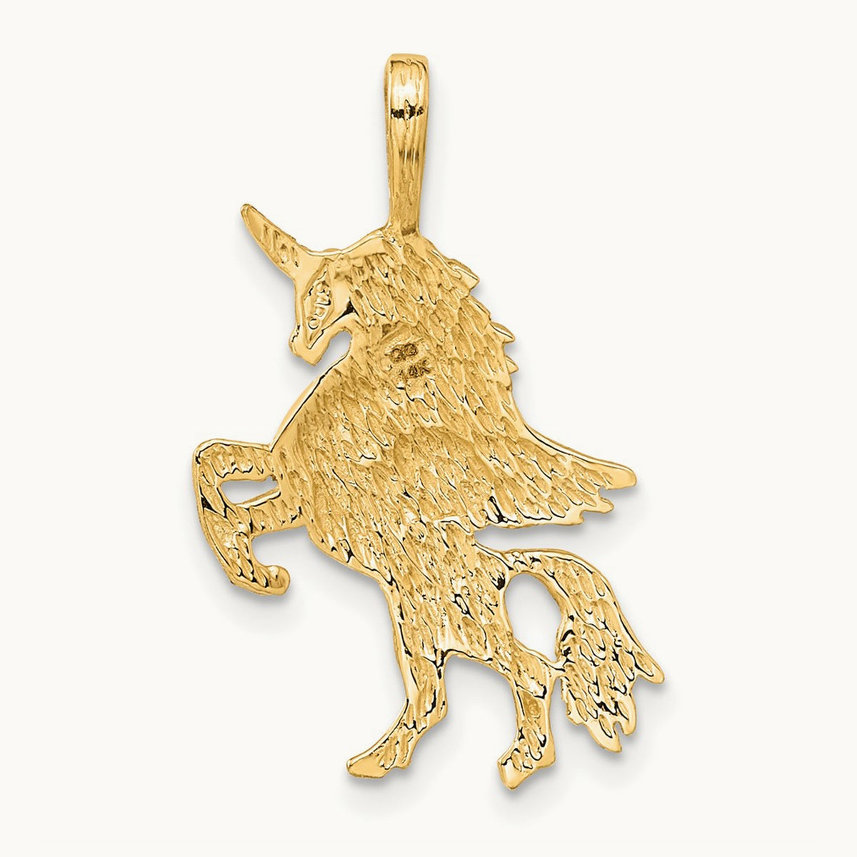 Unicorn Charm, 14K
