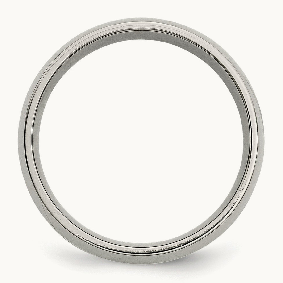 Polished w/ Inlay Band — 14K Two-Tone Gold, 8mm