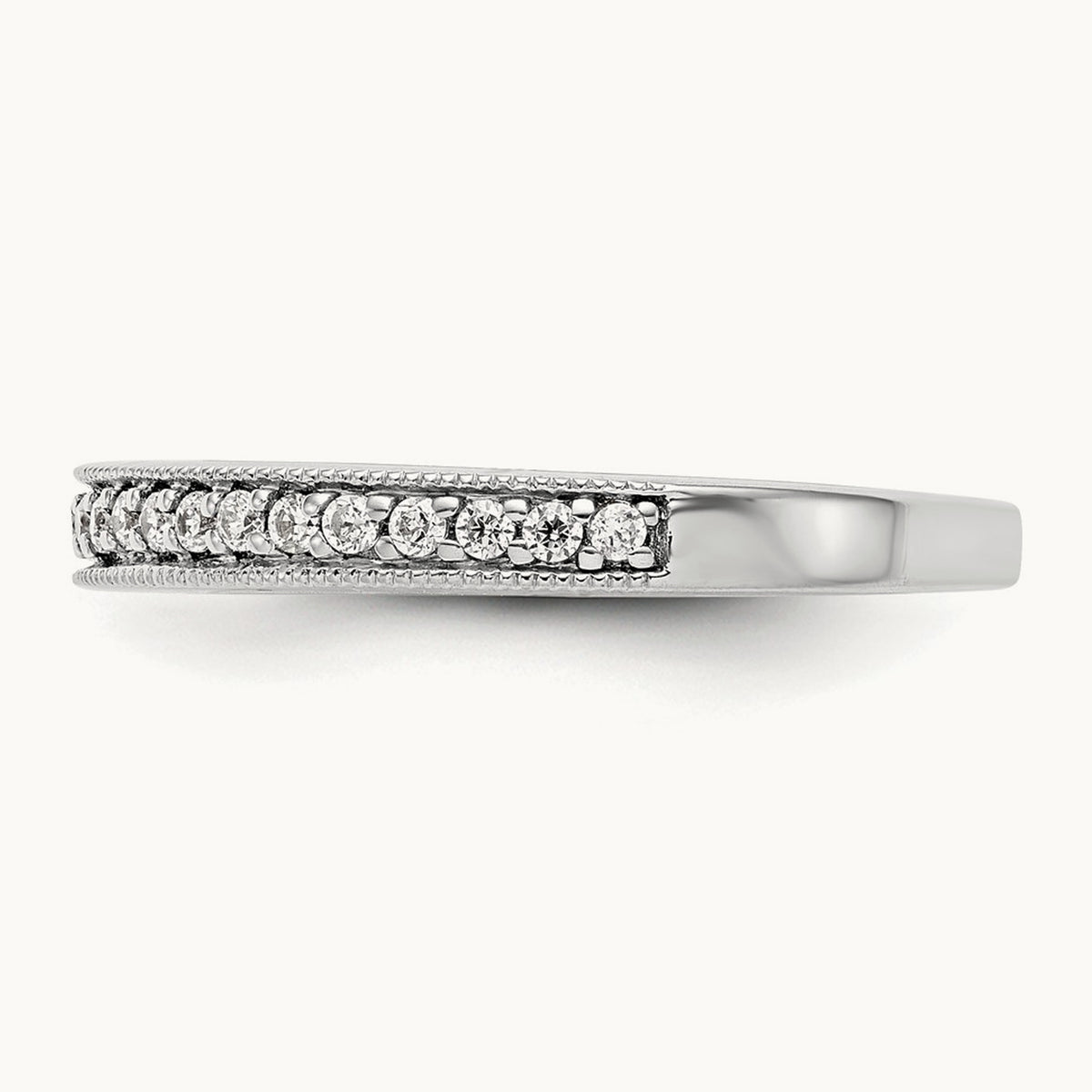 Diamond Band, 14K White Gold