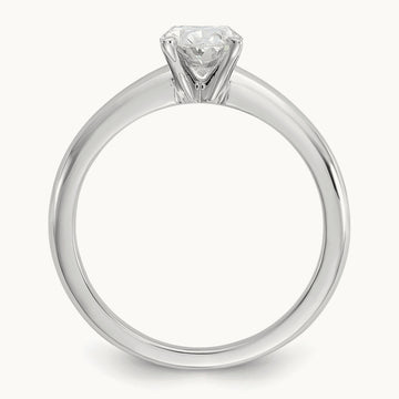 Oval 8X Ring, 1.00 ct tw Lab-Grown Diamond — 14K White Gold