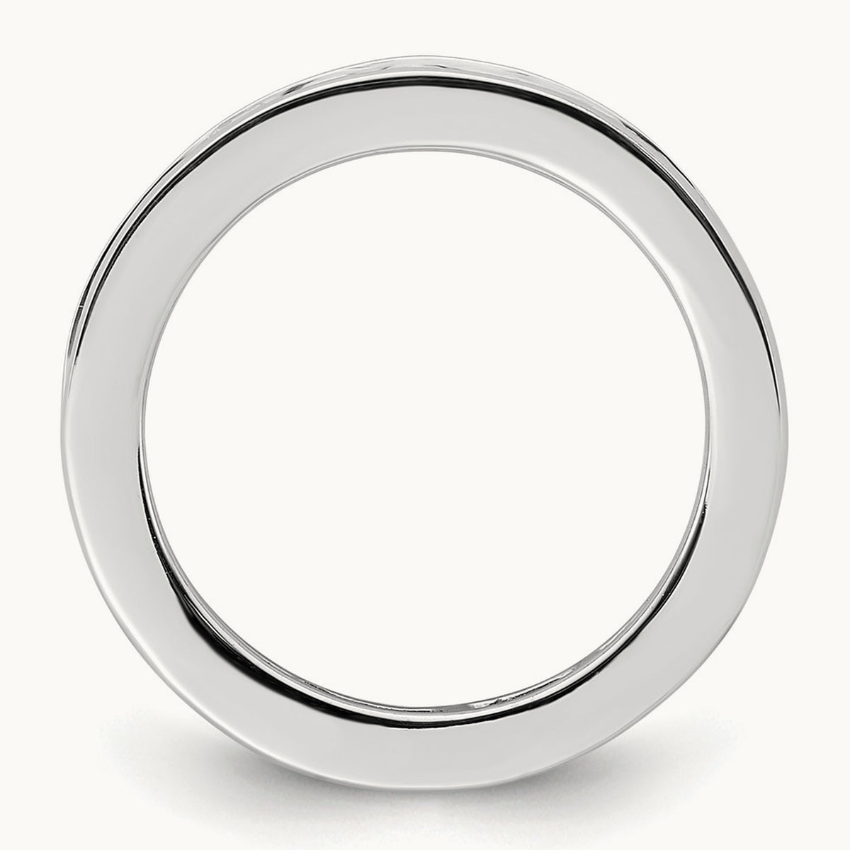 Princess Eternity Band, 2.00-3.00 ct tw Lab-Grown Diamond — 2 ct, 14K White Gold