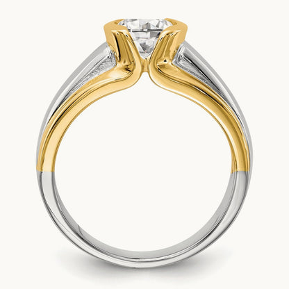 Bezel Solitaire Engagement Ring Mounting