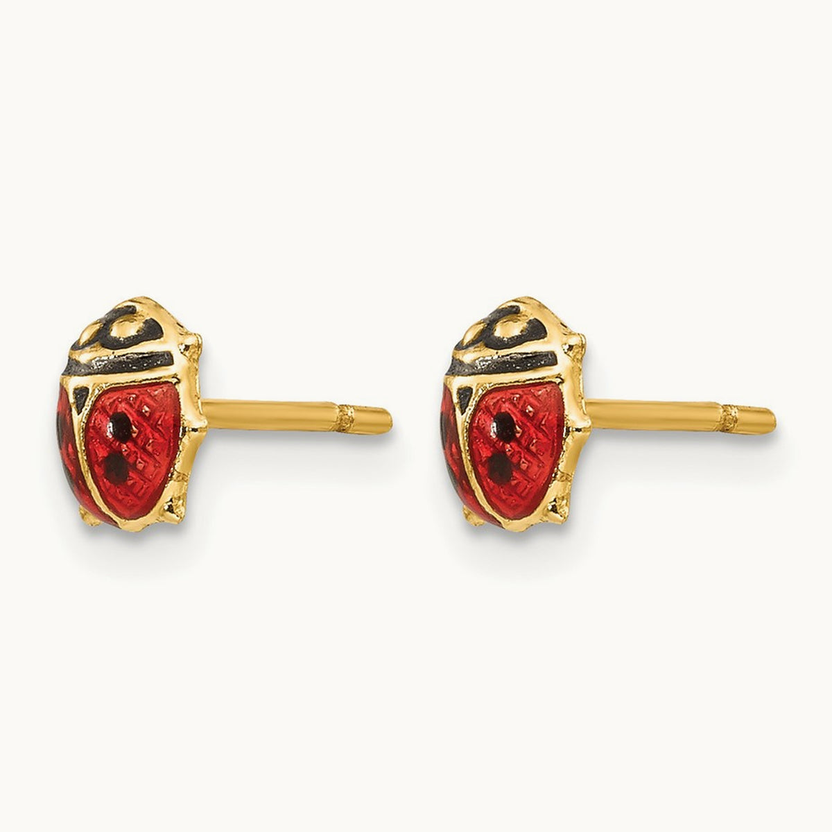 Madi K Enamel Ladybug Post Earrings — photo set