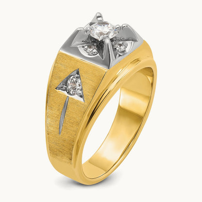 Men's Ring, 0.75 ct tw Lab-Grown Diamond