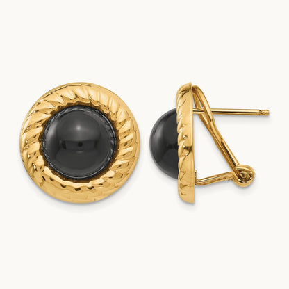 Onyx Fancy Earrings — photo set