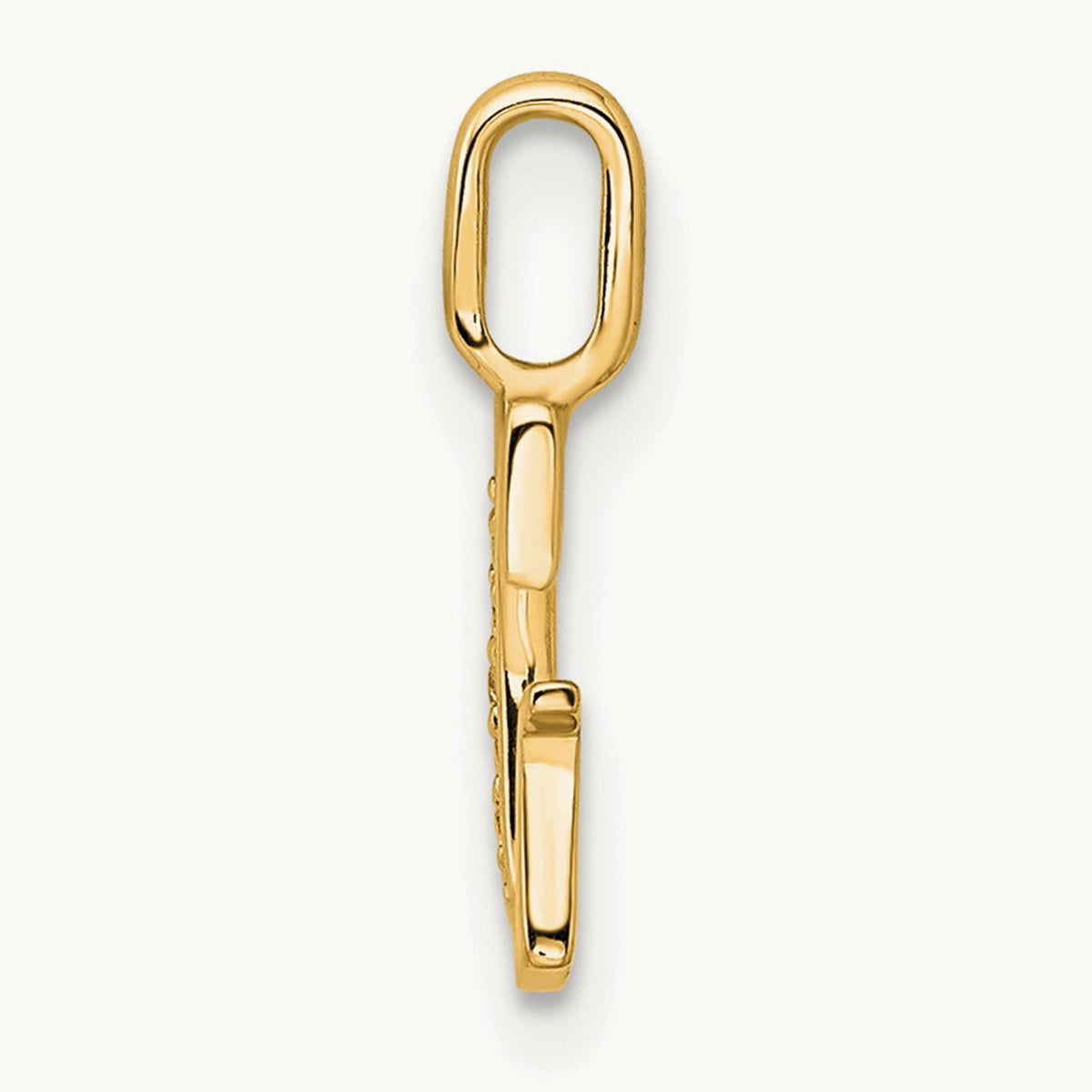 Diamond Letter G Initial Pendant, 14K