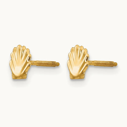 Shell Post Earrings — 5mm