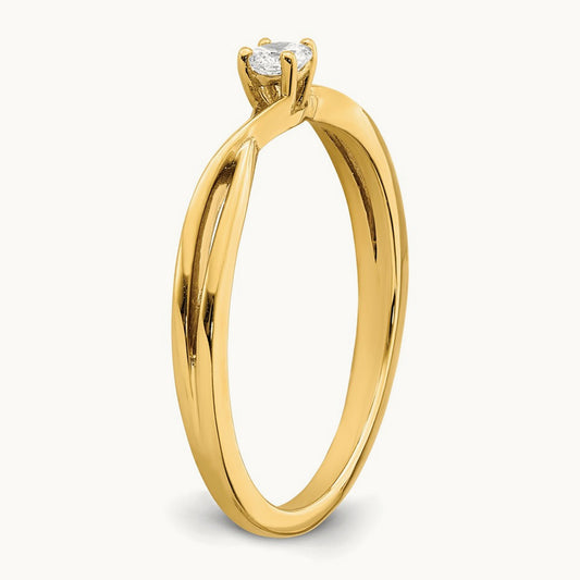 First Promise Diamond Complete Promise/Engagement Ring — photo set