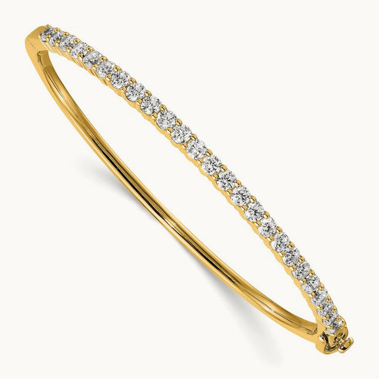 Bangle Bracelet, 2.25 ct tw Lab-Grown Diamond