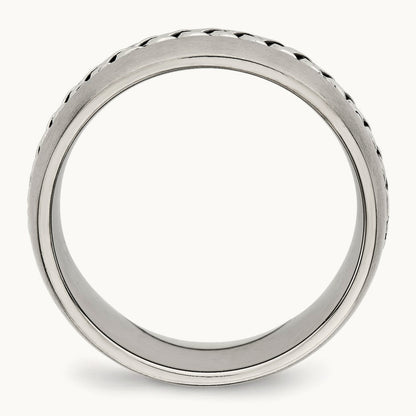 Brushed and Polished Braided Band — photo set