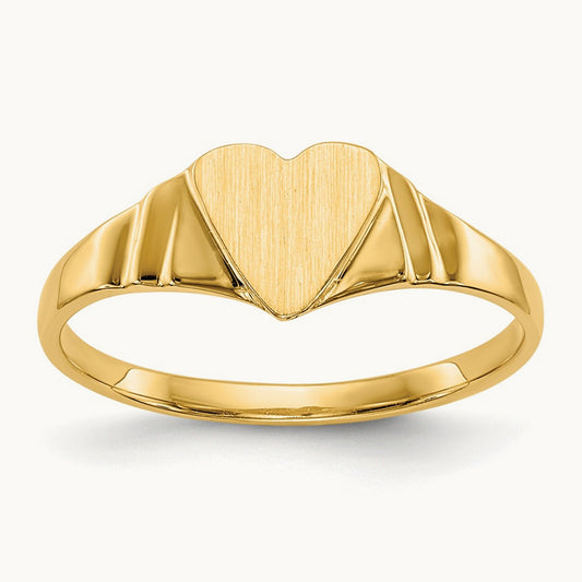 Children's Signet Ring, 14K