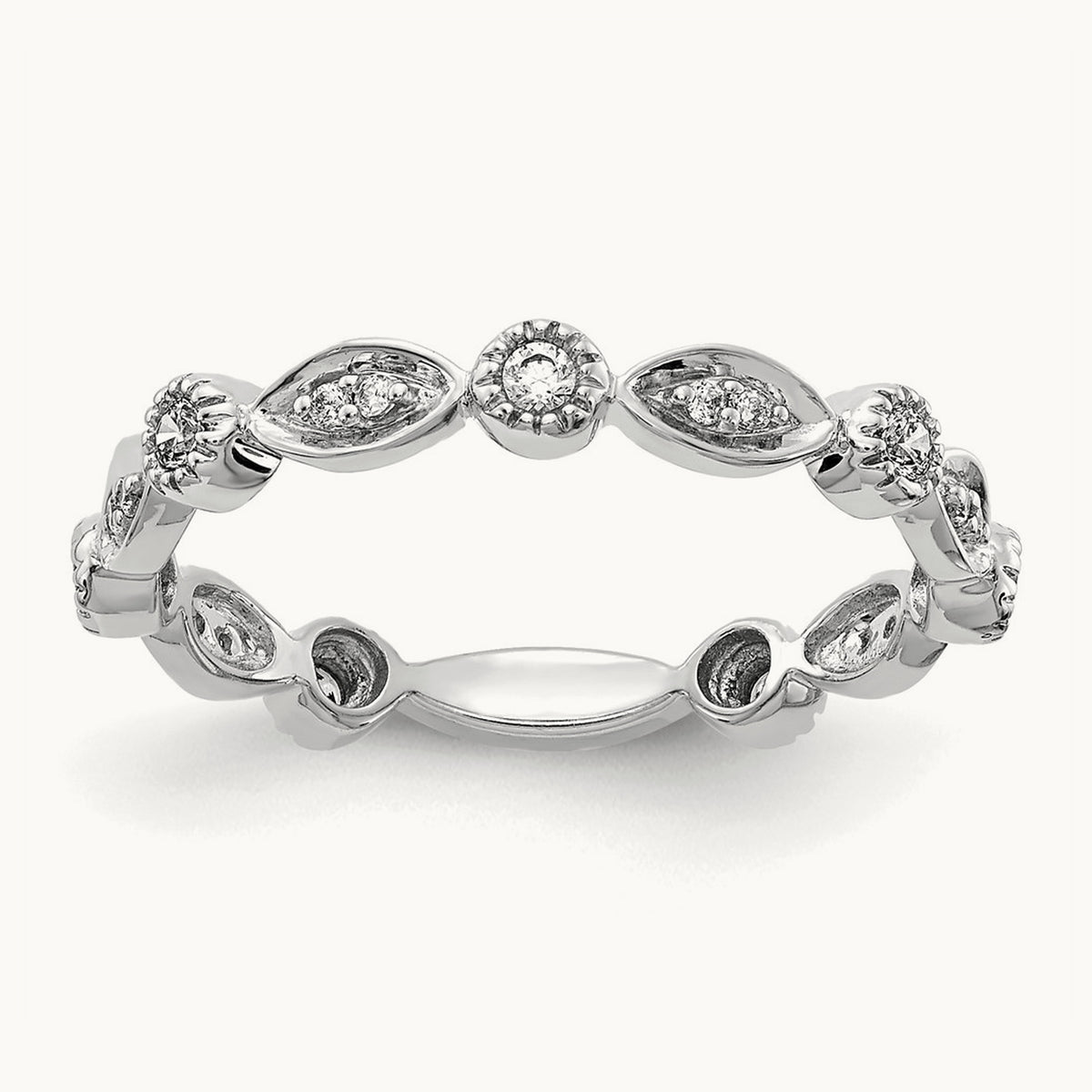 Fashion Band — 14K White Gold, 7