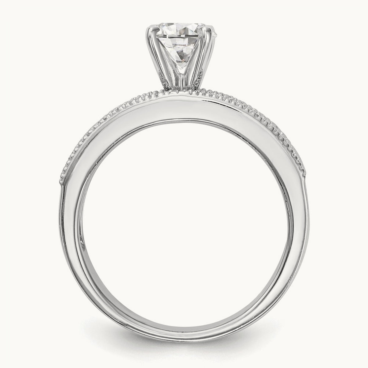 Peg Set Engagement Ring Mounting