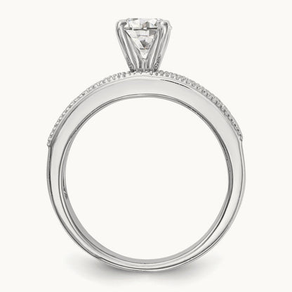 Peg Set Engagement Ring Mounting