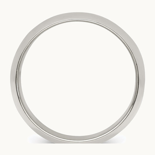 Sterling Silver 10mm Half Round Band