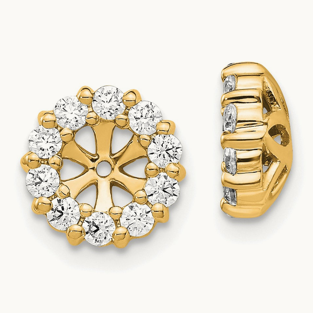 Diamond Earring Jackets, 14K