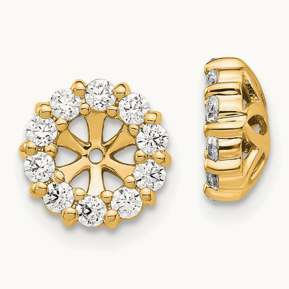 Diamond Earring Jackets, 14K