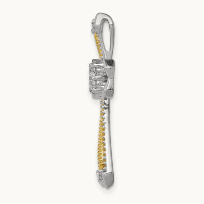 1/3ct. Diamond Cross Chain Slide — photo set