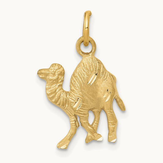 Camel Charm, 14K