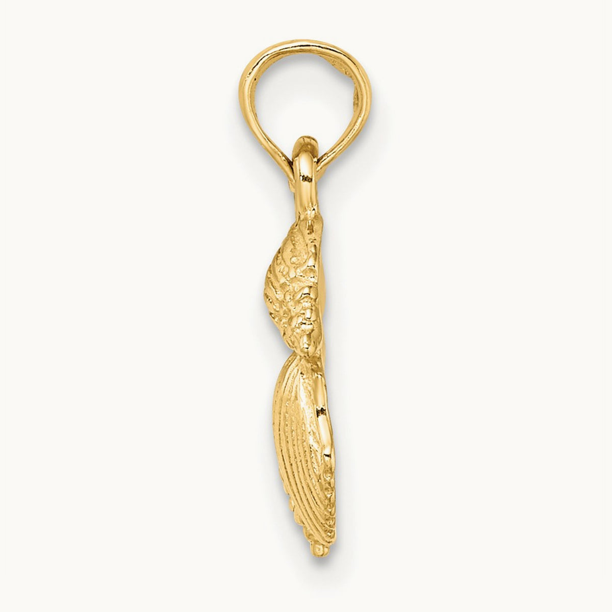 Four Shell Cluster Charm, 14K