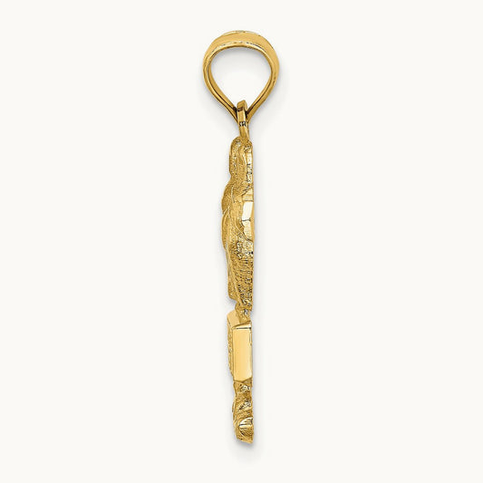 MYRTLE BEACH Palm Tree Charm, 14K