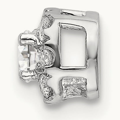 Cushion Halo Slide Pendant, 0.25-1.00 ct tw Lab-Grown Diamond — 1/4 ct, 14K White Gold