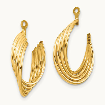 Polished Hoop Earring Jackets — photo set