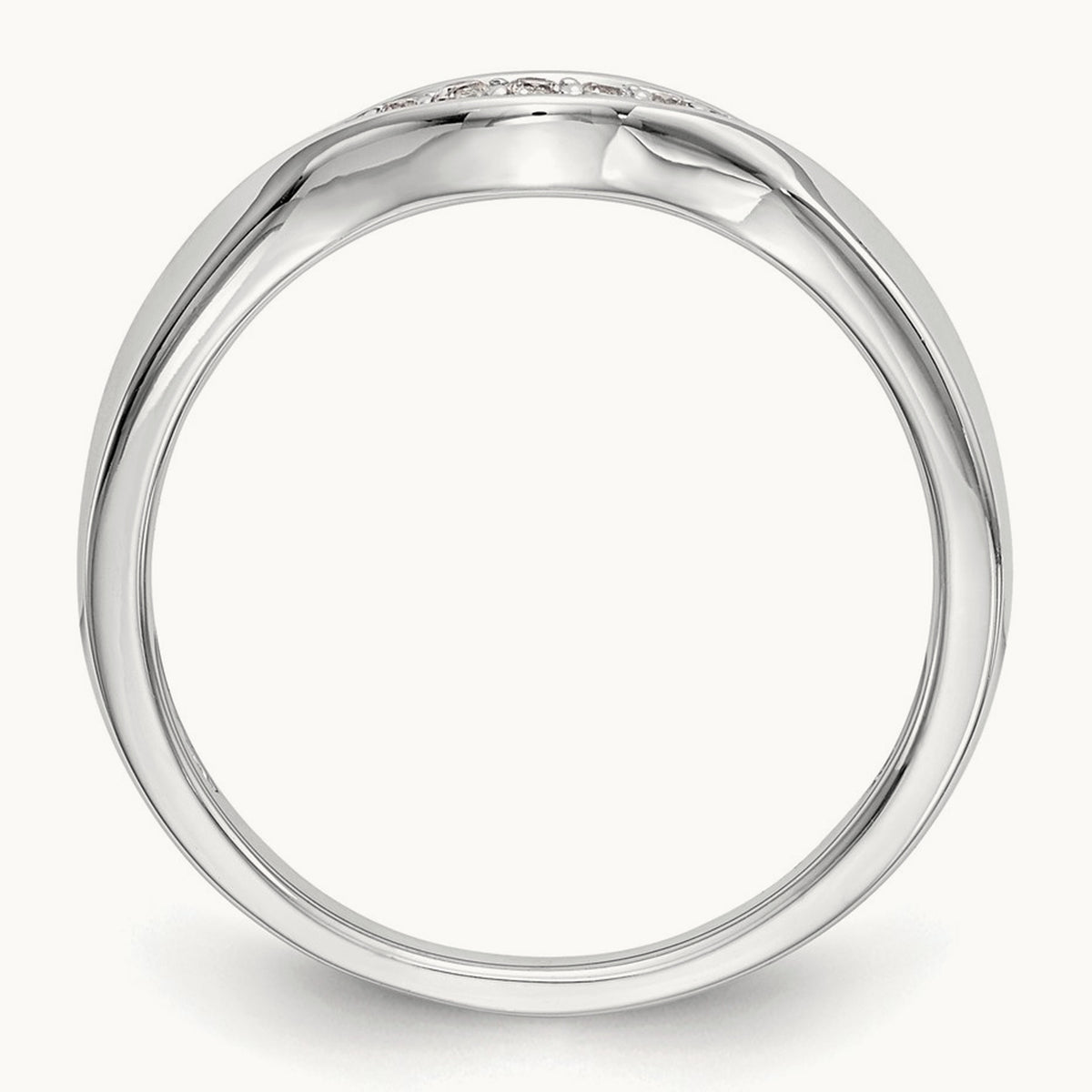 Diamond Band, 14K White Gold
