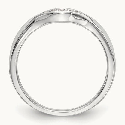 Diamond Band, 14K White Gold