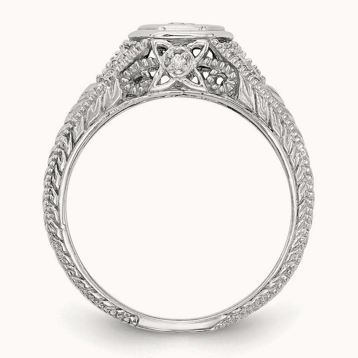 Engagement Ring, 0.20 ct tw Lab-Grown Diamond