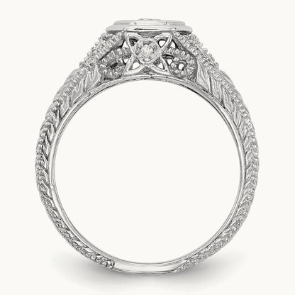 Engagement Ring, 0.20 ct tw Lab-Grown Diamond