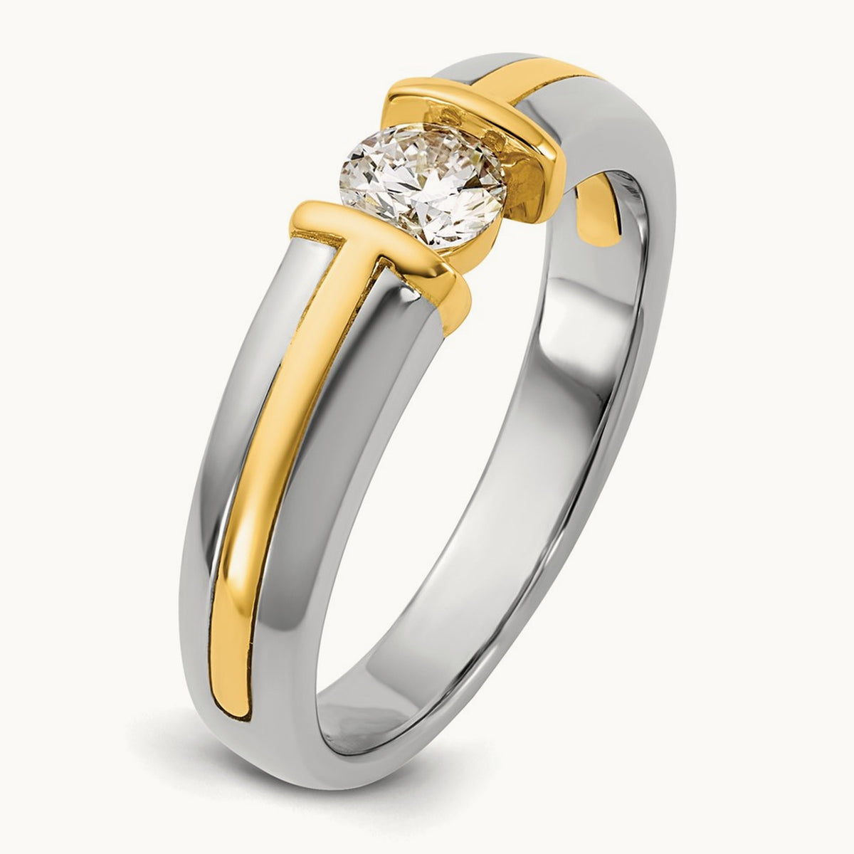 Men's Wedding Band, 0.50 ct tw Lab-Grown Diamond