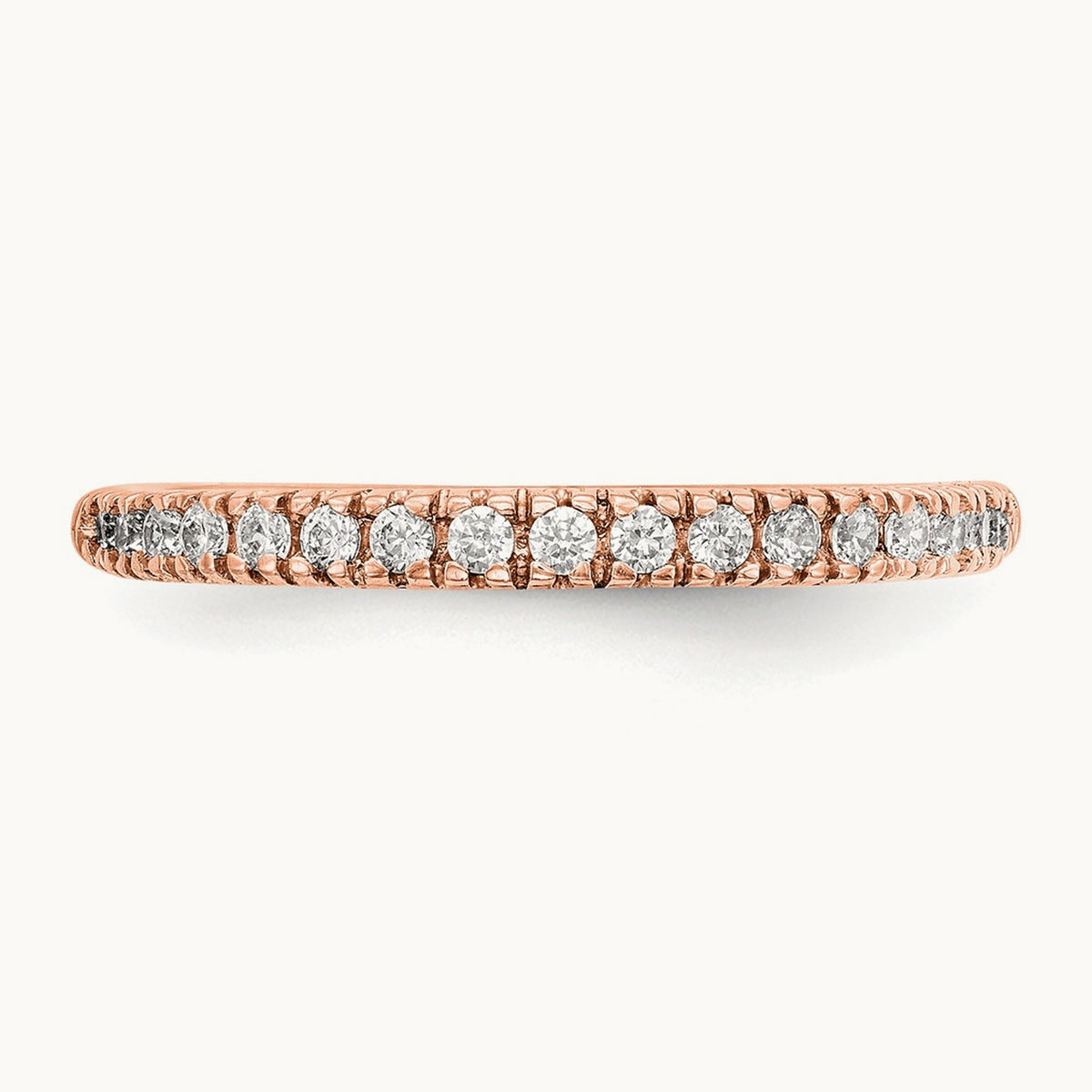 Diamond Band — 14K Rose Gold, 7