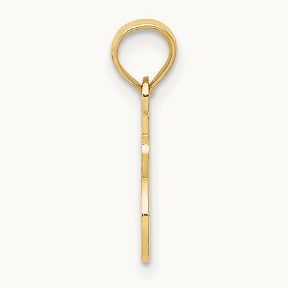 #1 SISTER Pendant, 14K