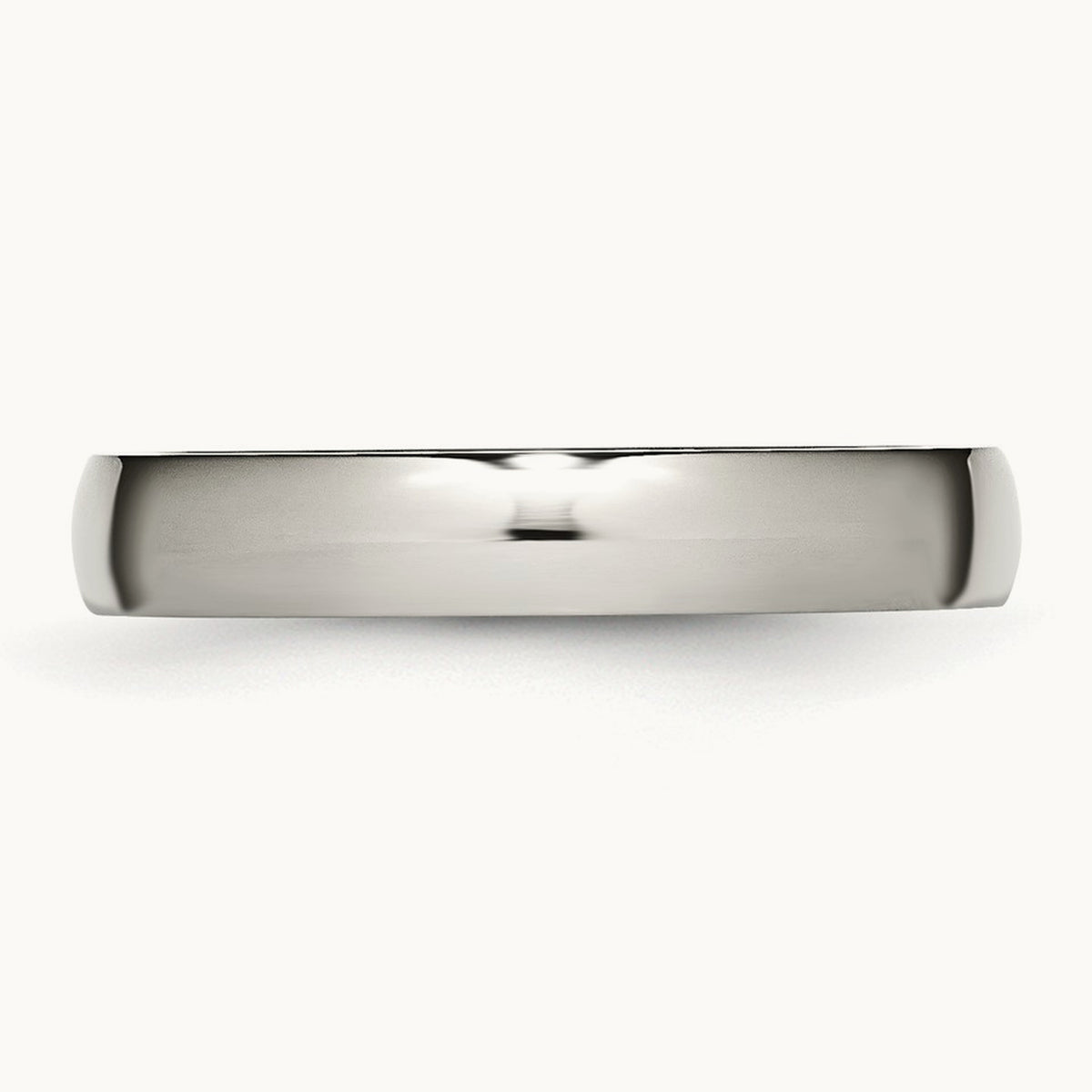 Polished Half Round Band — 4mm