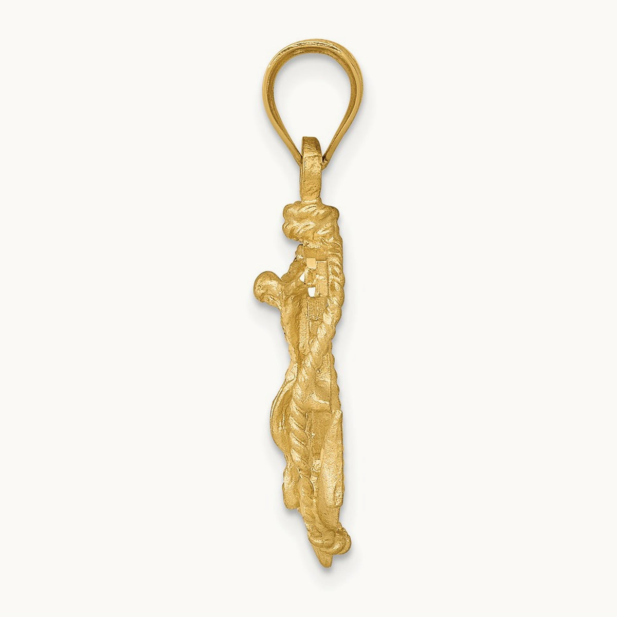 Mariners Crucifix Pendant — 14K Yellow Gold, 29mm